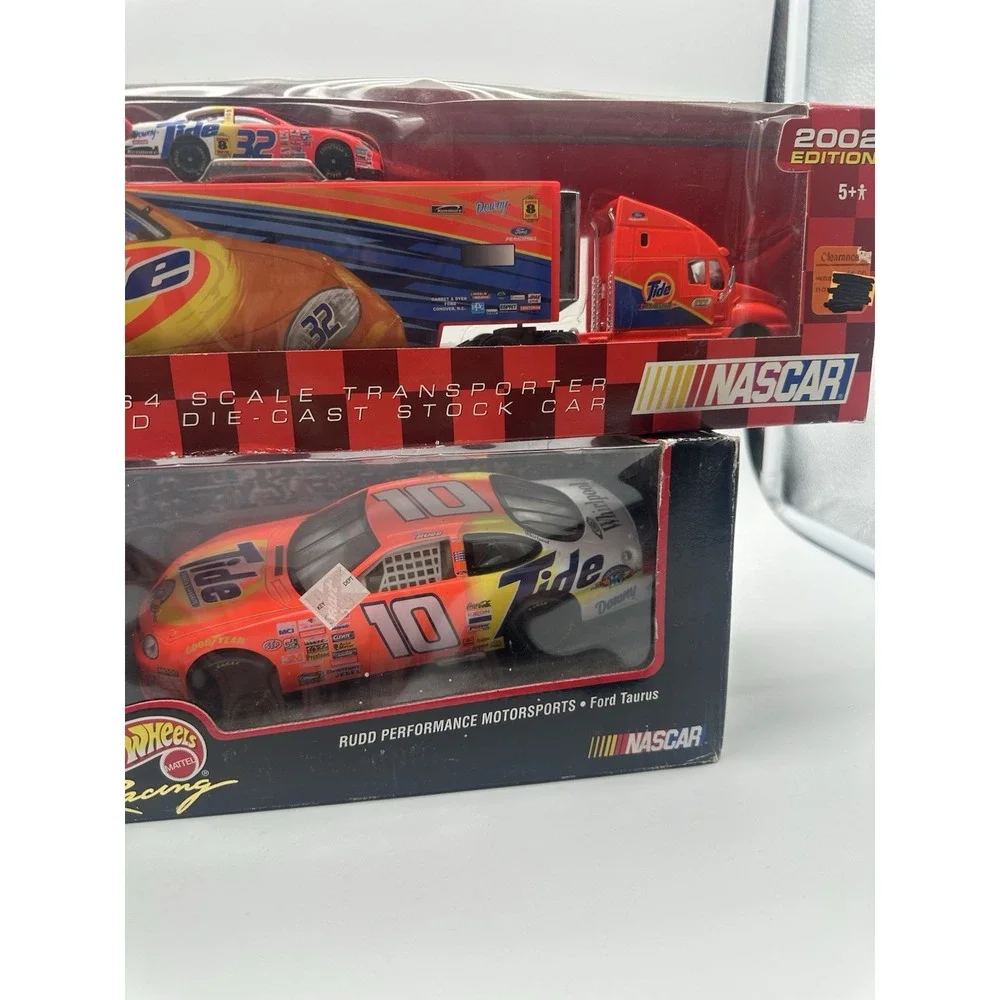 RICKY CRAVEN #32 TIDE TRANSPORTER & RICKY RUDD #10 TIDE NASCAR DIECAST LOT